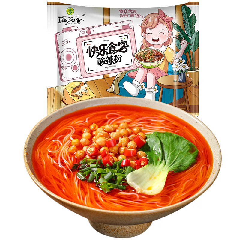 0.3元一袋稻花香酸辣粉