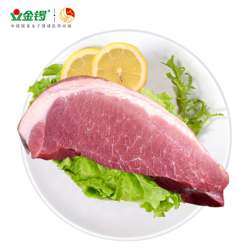 【京东】金锣 猪后腿肉500g 带膘猪腿生鲜 猪腿腊肉猪腿火腿猪肉脯猪肉干猪肉松原料 后臀尖猪肉生鲜