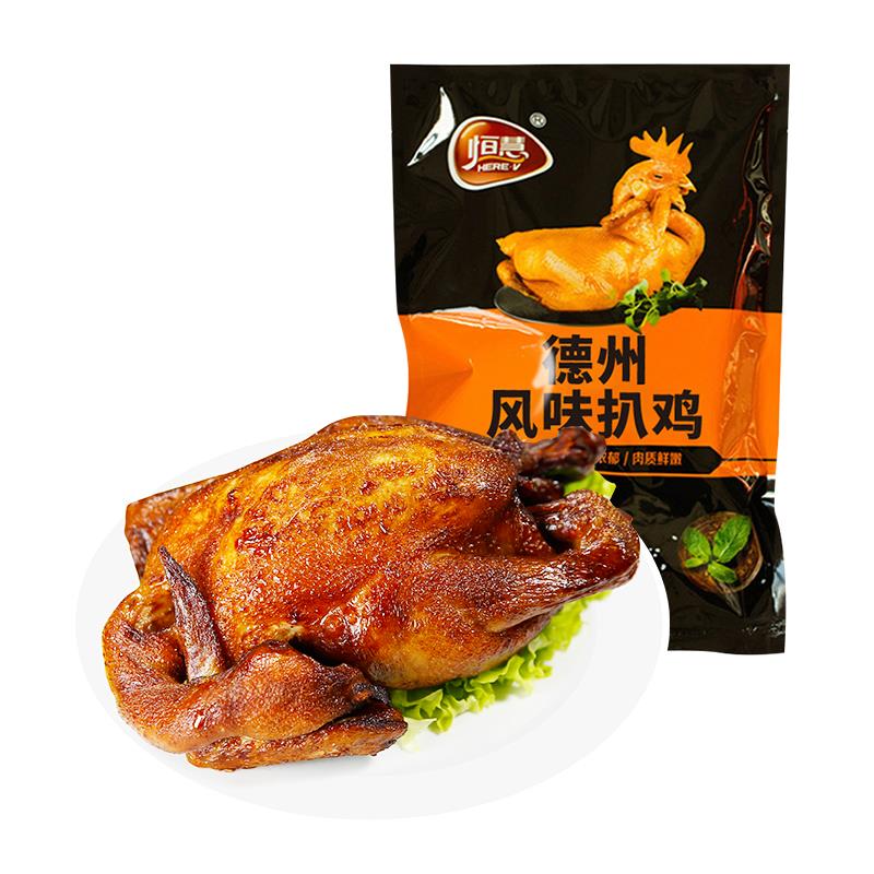 恒慧 德州风味扒鸡500g陕西等部分地区9.9，2件75折
