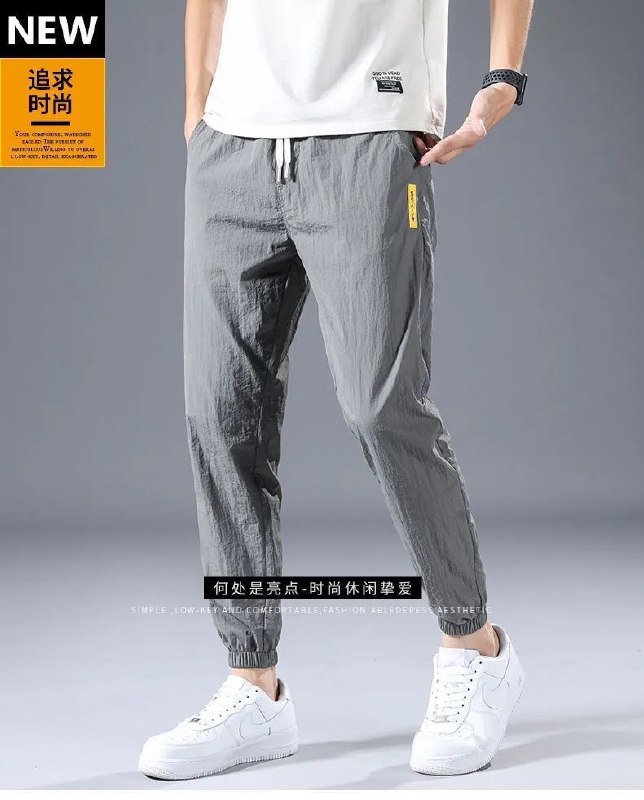 19.9元 夏季薄款冰丝休闲裤(moc9X7zWcjB)/