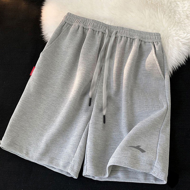 0点开始  19.9元浪漫三叶草旗舰店夏季薄款安踏同款华夫格短裤(c3oG2Iy3KxX)/