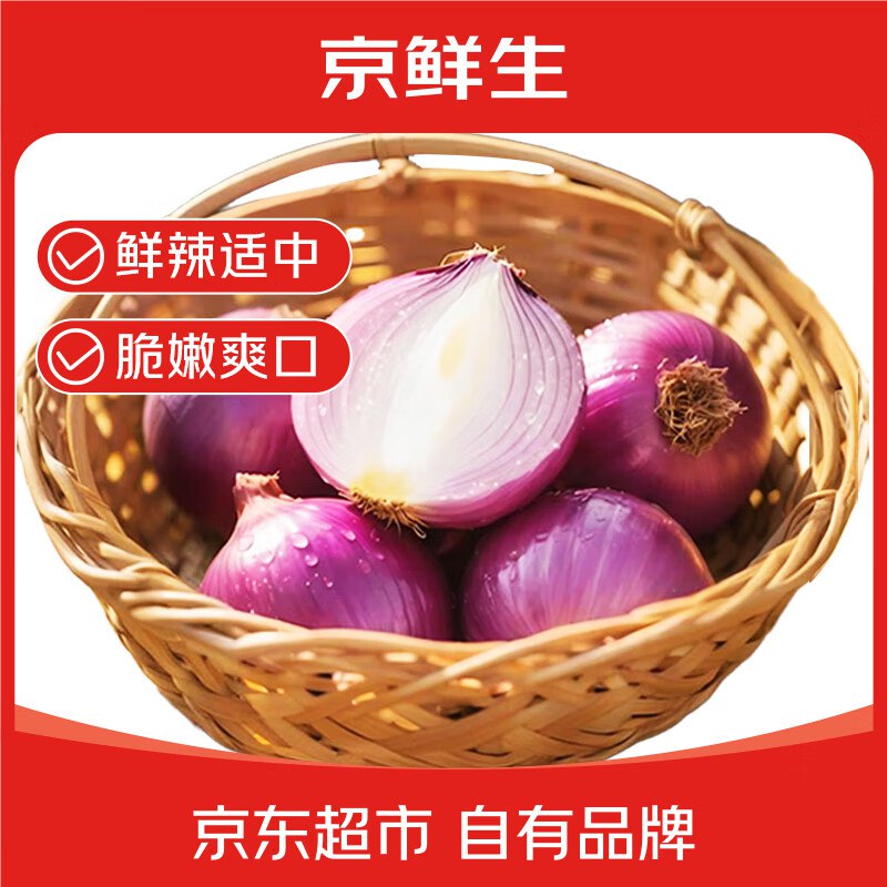 自营京鲜生 紫皮洋葱 9斤