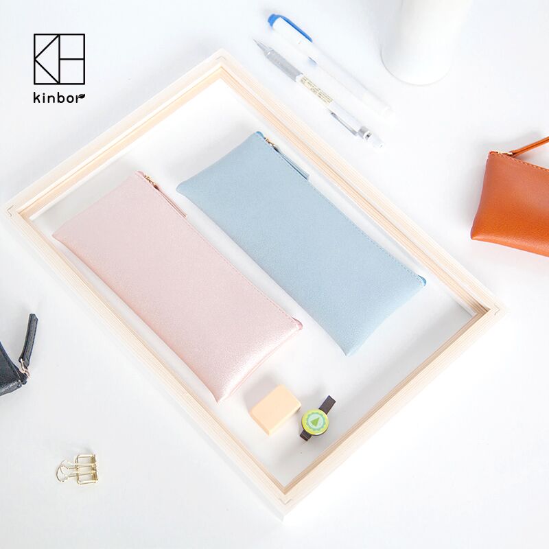5.5元 kinbor旗舰店简约PU手包盒大容量笔袋(pbPsctiUWch)/