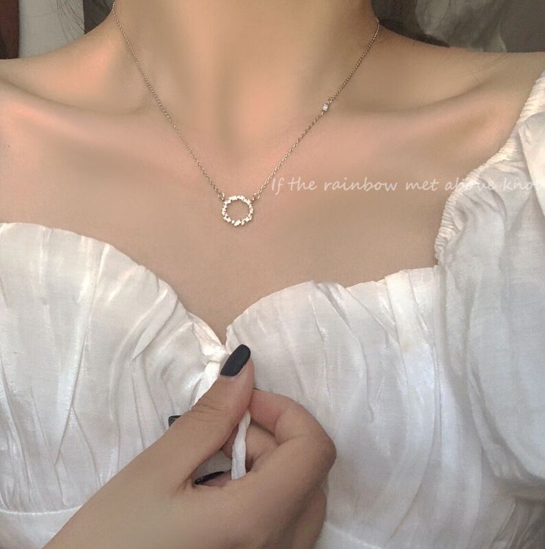 8.9元 怦然心动圆圈锁骨链(wyNLX7zeMzq)/