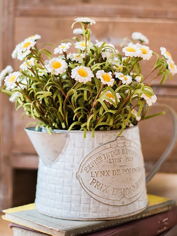 1.领券 加购物车1件【掬涵家居】田园小雏菊仿真花3支套组(jpw82C00n8c)/  CZ11