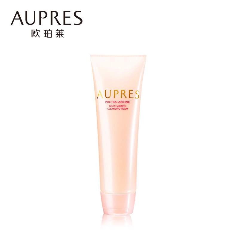 欧珀莱AUPRES均衡保湿柔润洁面膏125g某东90买一送一