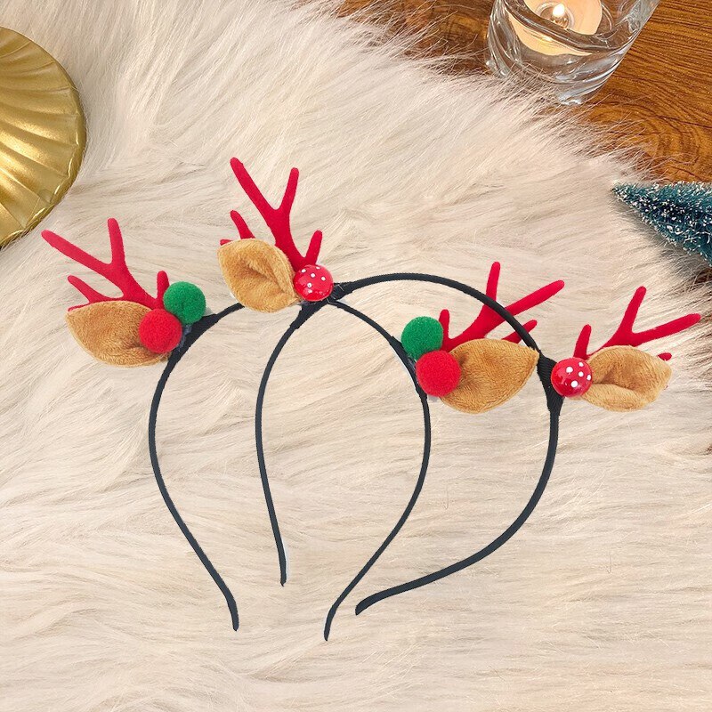 自营京唐 圣诞节装饰①9.72元 鹿角发卡2个装