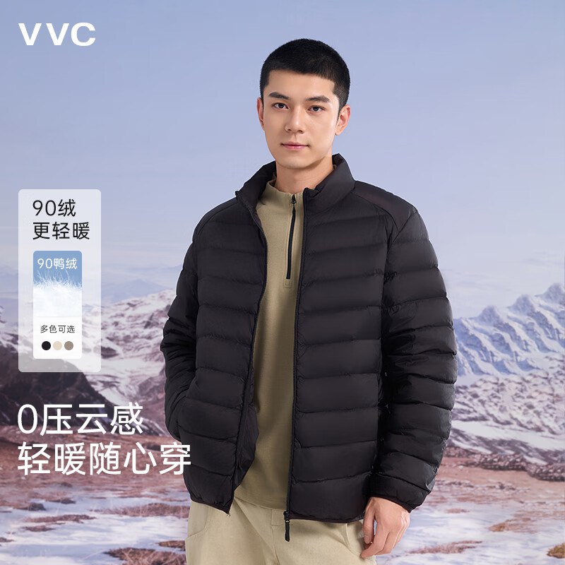 VVC男女90绒轻薄保暖羽绒服