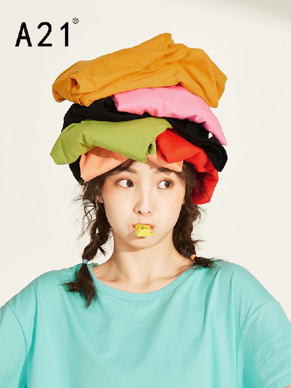 1.领券 加入购物车1件A21圆领宽松打底衫短恤(ssGmXlRELOD)/