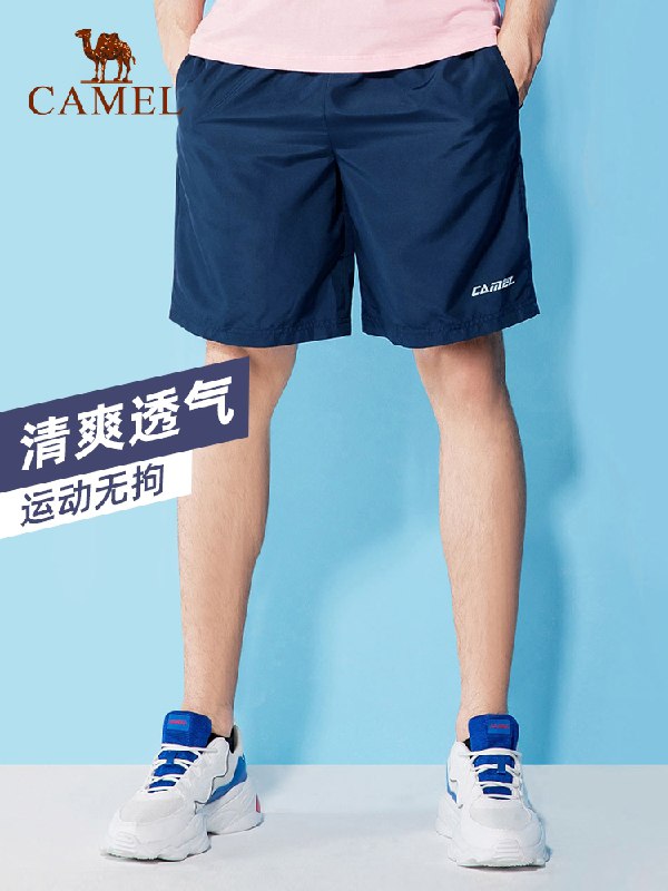 34.9元 骆驼官方旗舰店运动透气排汗速干五分裤(v4YpXZ8jIIh)/