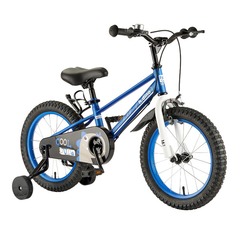 小龙哈彼 儿童自行车 16寸 LB1685-S316B 哑光蓝 