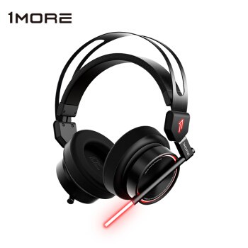速度 半价！【京东】万魔（1MORE）电脑耳机耳麦 游戏耳机 耳机头戴式 电竞耳机 7.1环绕4D振动双麦降噪Spearhead VR H1005 黑色 