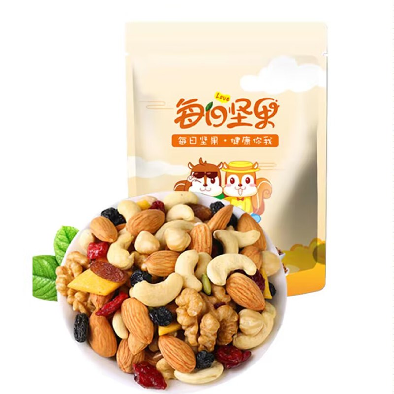 21.9亓 単拍好价❗每日坚果混合装零食500G)Cd9wWZyHotj)/ CZ11//超实惠✨比超市便宜太多了日常干吃 拌酸奶吃都很香~孕妇、学生多吃 补脑补营养