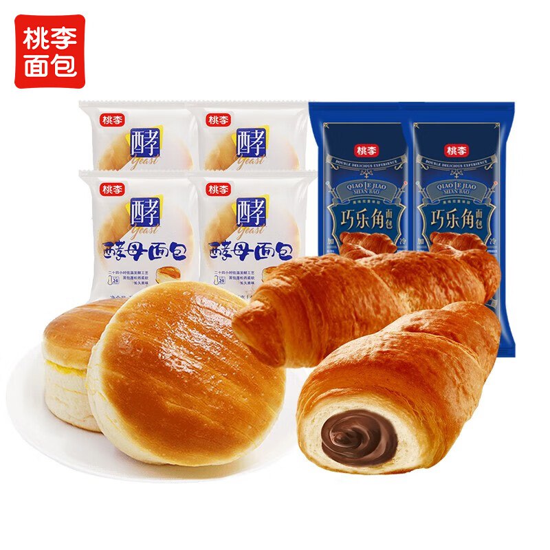 桃李 面包组合酵母4袋+巧乐角2袋共450g