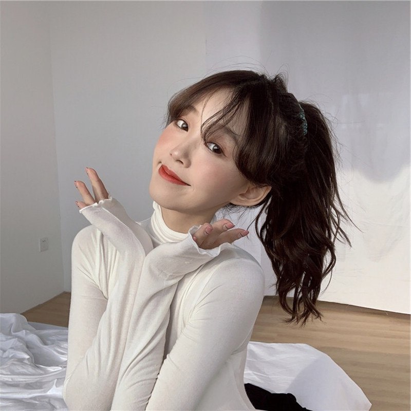 7.98元百搭半高领长袖上衣(fMPFcUSb80R)/