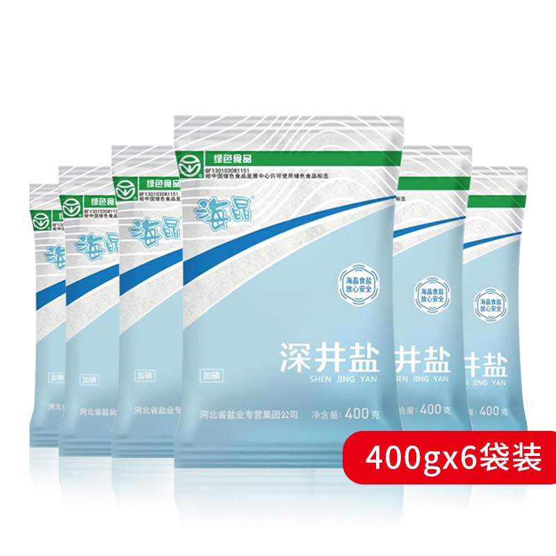 9.9 加碘深井盐400gx6袋
